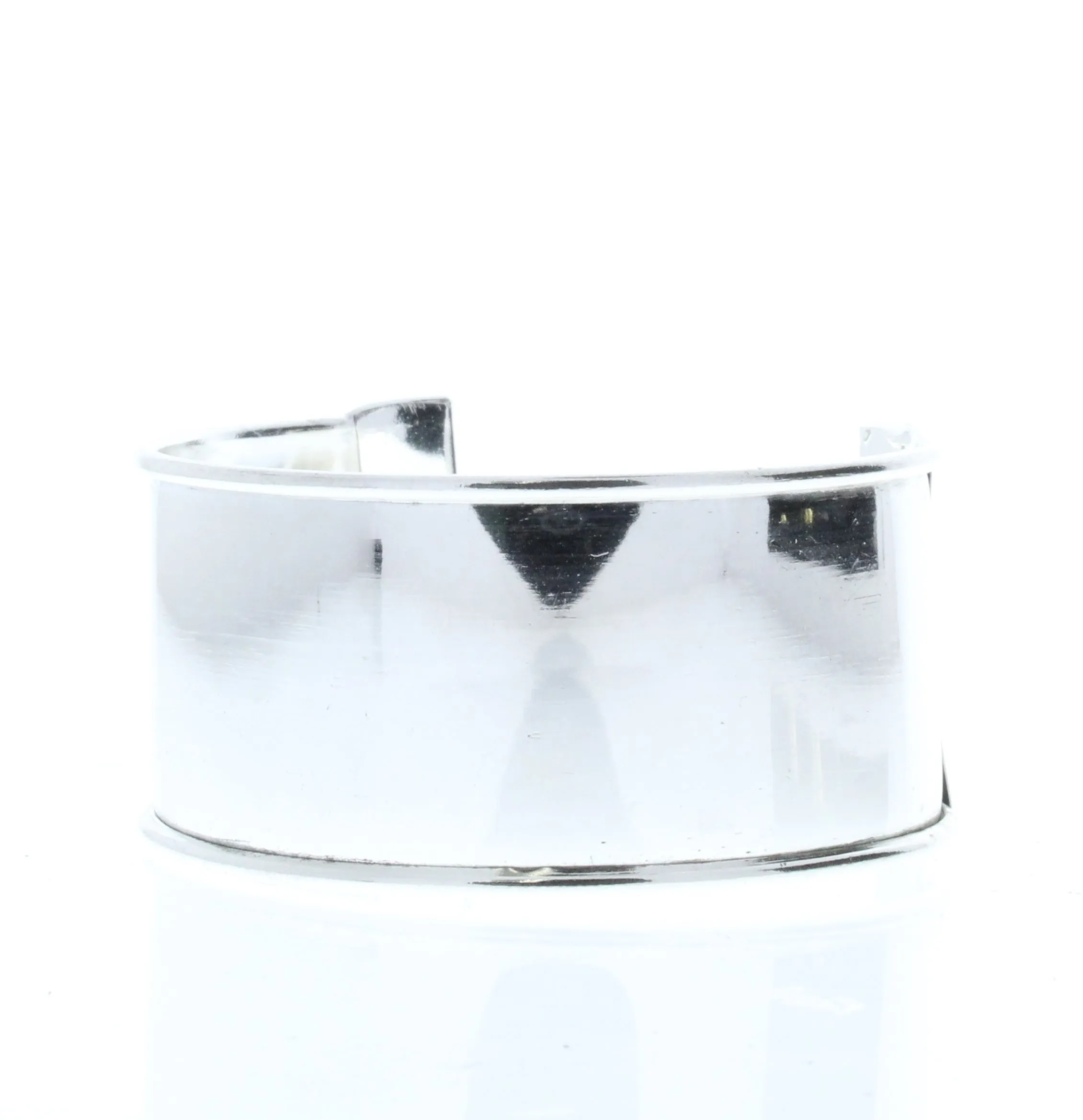 1.25" Flat Rimmed Bracelet Cuff Base, ea