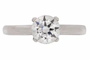 18ct White Gold Cubic Zirconia Ring (1.45ct)