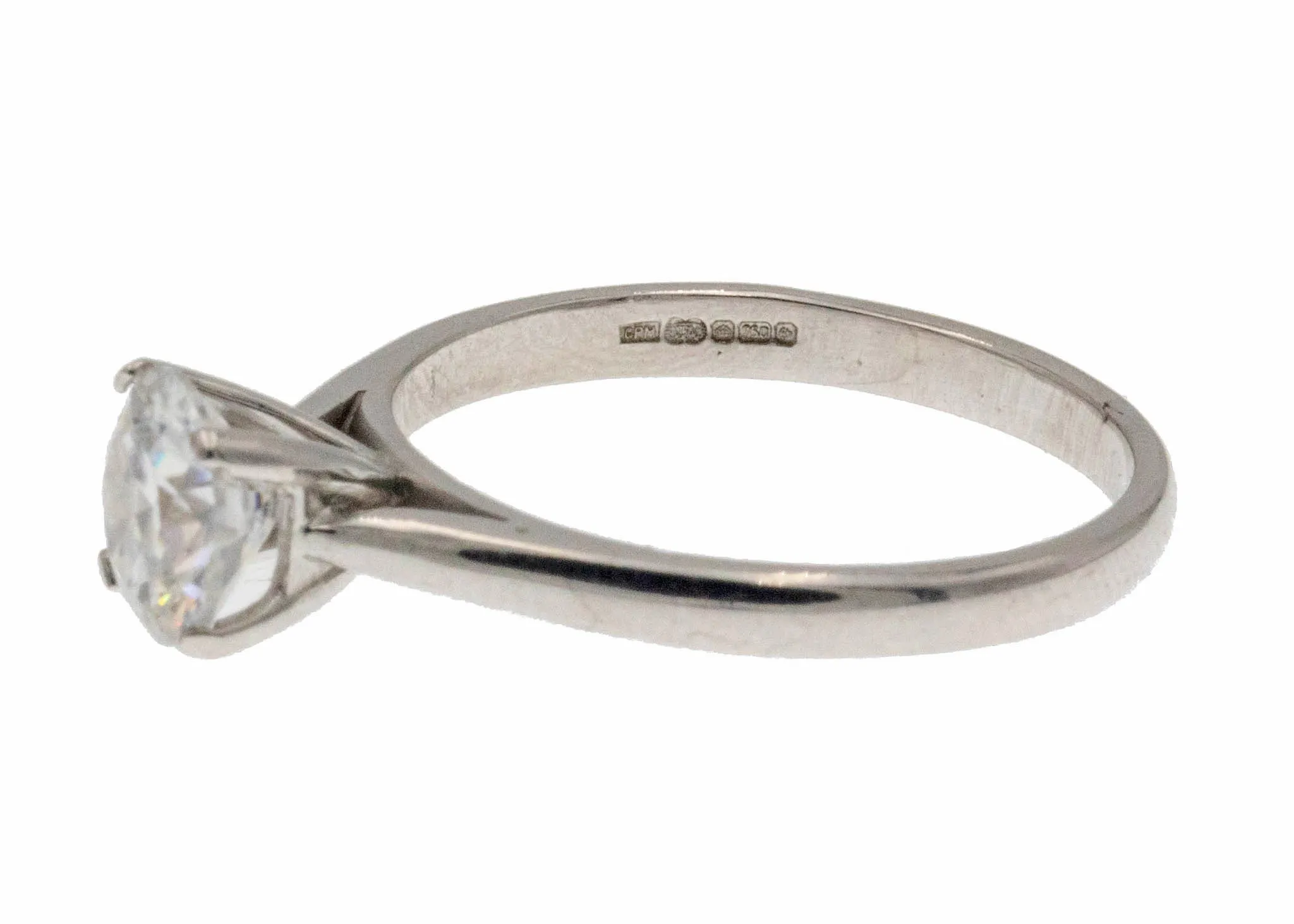 18ct White Gold Cubic Zirconia Ring (1.45ct)