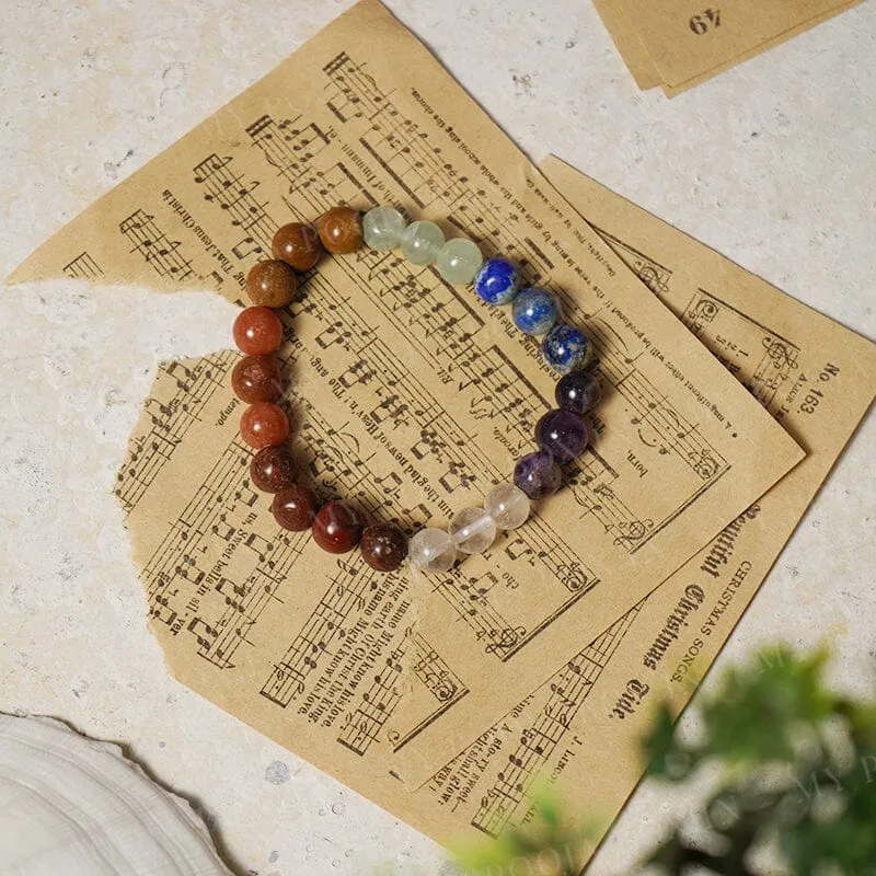 7 Chakra Crystal Healing Bracelet