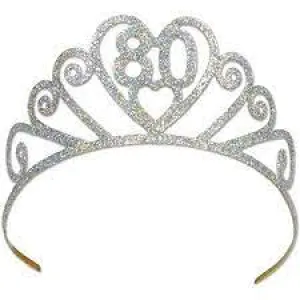 80 GLITTERED TIARA