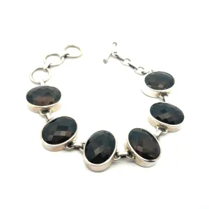 Ajambo Smokey Quartz  Bracelet, Sterling Silver