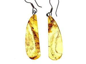 AMBER Crystal Earrings - Statement Earrings, Dangle Earrings, Handmade Jewelry, Healing Crystals and Stones, 50352