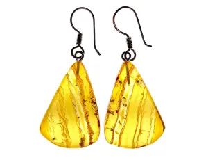 AMBER Crystal Earrings - Statement Earrings, Dangle Earrings, Handmade Jewelry, Healing Crystals and Stones, 50371