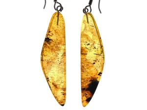 AMBER Crystal Earrings - Statement Earrings, Dangle Earrings, Handmade Jewelry, Healing Crystals and Stones, 50382