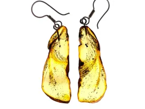 AMBER Crystal Earrings - Statement Earrings, Dangle Earrings, Handmade Jewelry, Healing Crystals and Stones, 50392