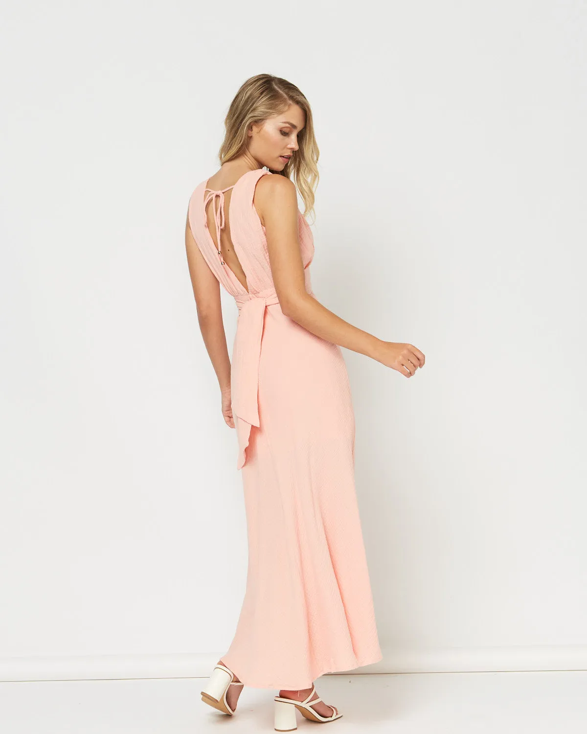 Amber V-Neck Maxi Dress