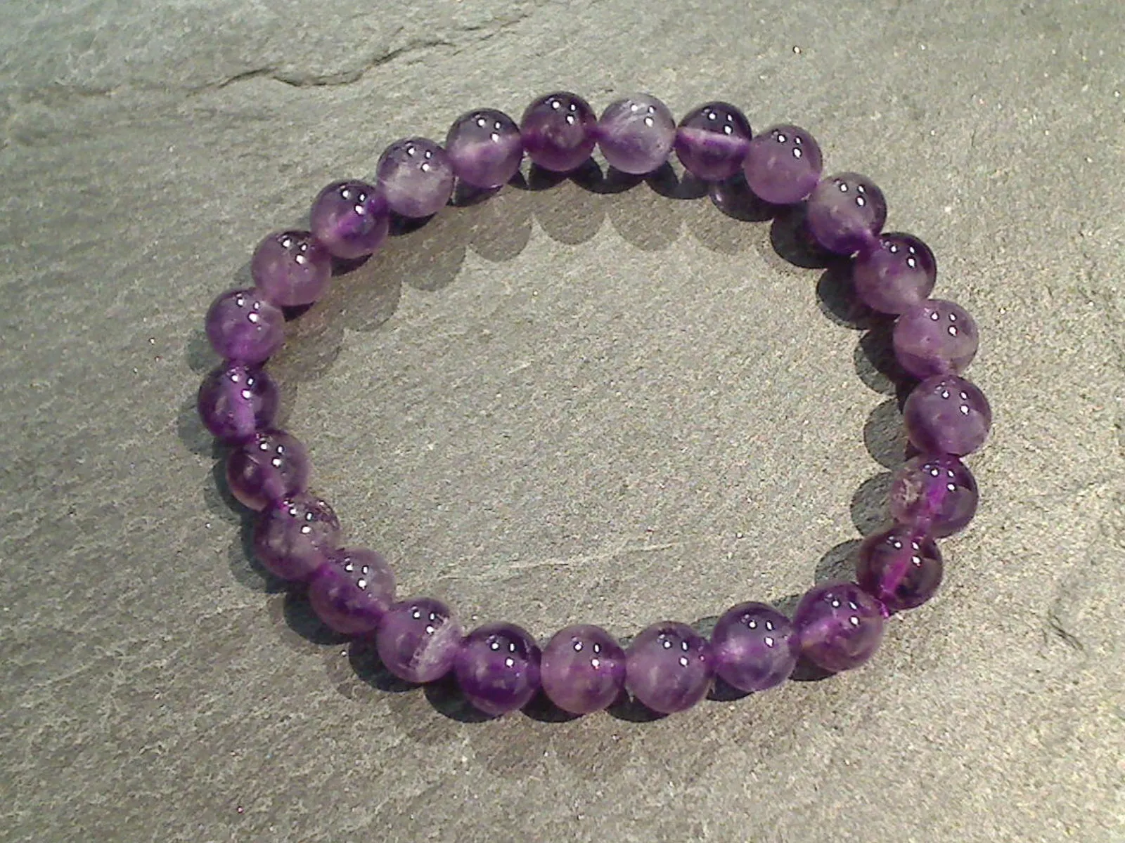 Amethyst 8MM Stretch Bracelet