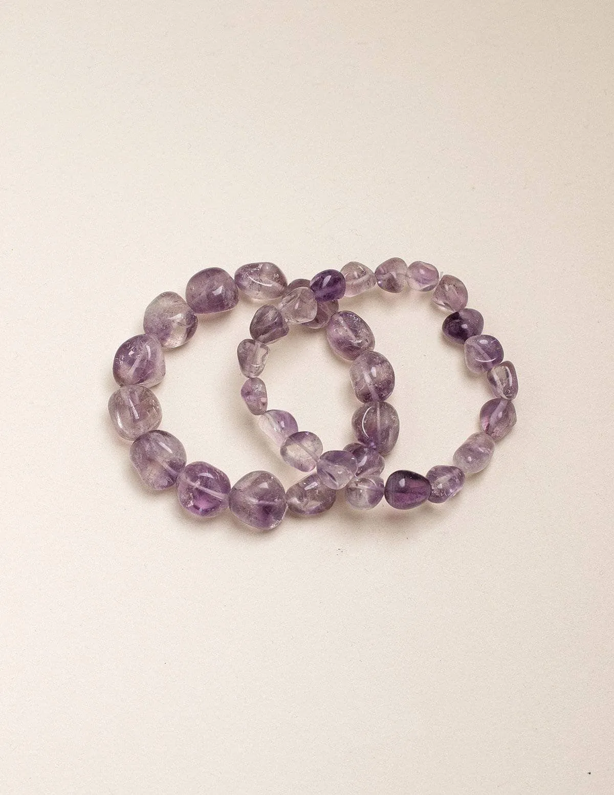 Amethyst Beaded Bracelet