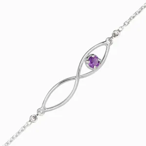 Amethyst Birthstone Bracelet