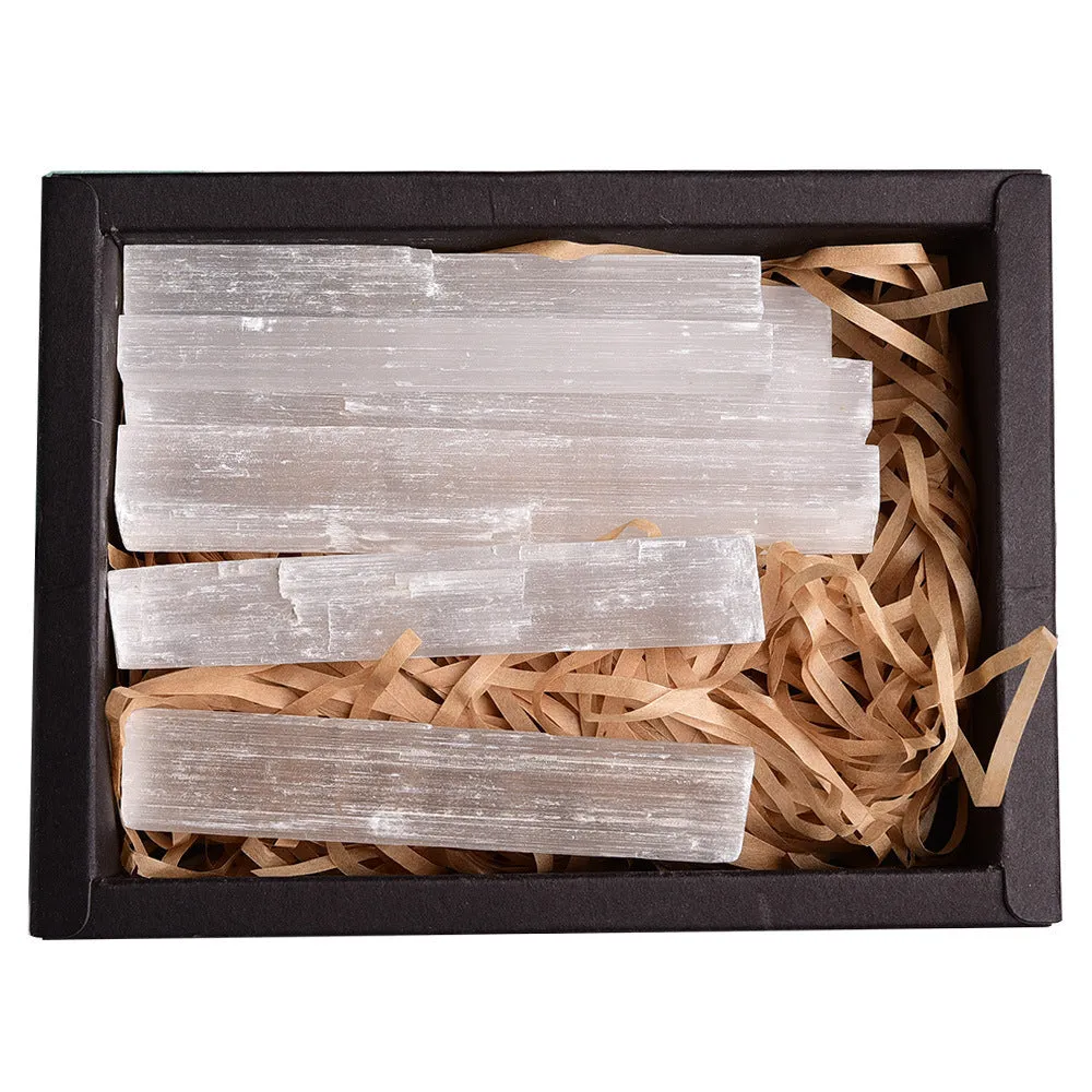 Amethyst Block Natural Crystal Exquisite Gift Box Set!!