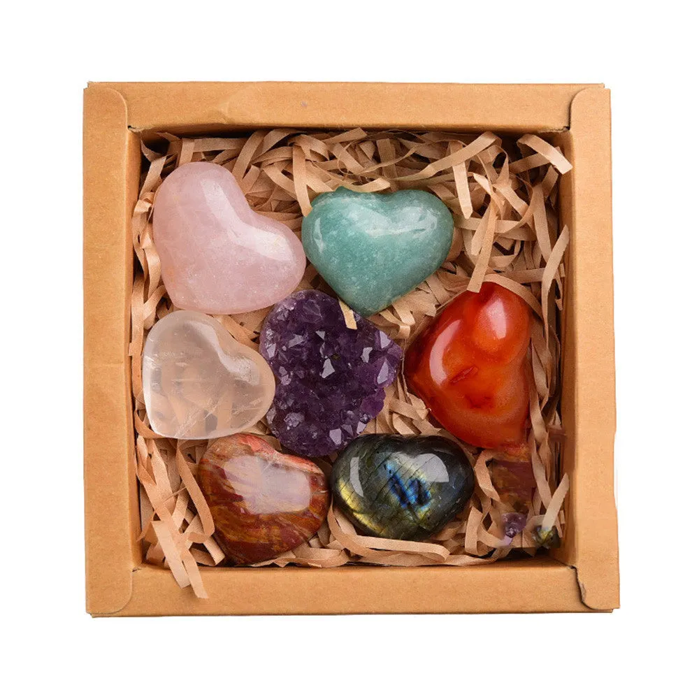 Amethyst Block Natural Crystal Exquisite Gift Box Set!!