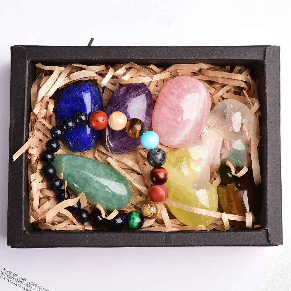 Amethyst Block Natural Crystal Exquisite Gift Box Set!!