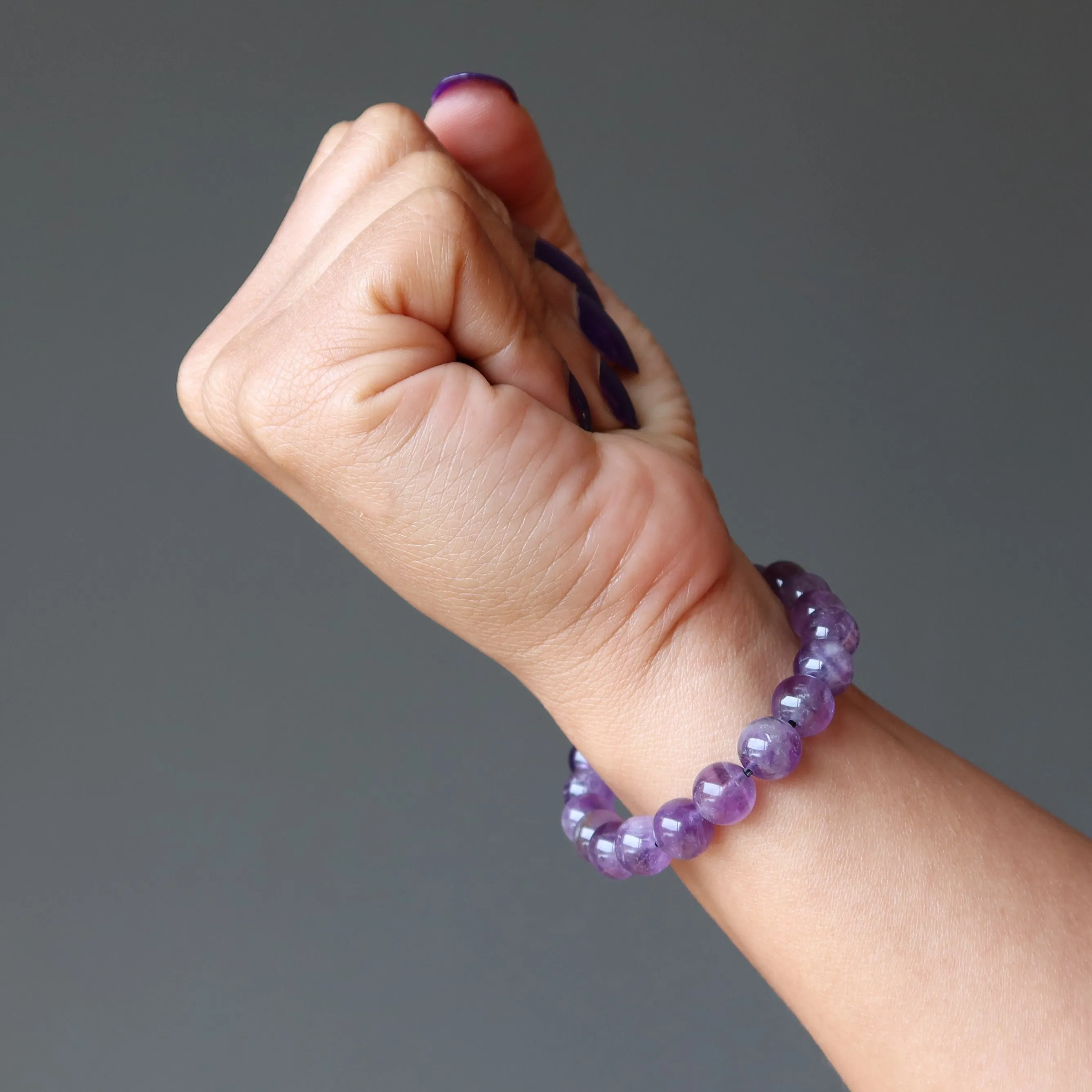 Amethyst Bracelet See the Light Purple