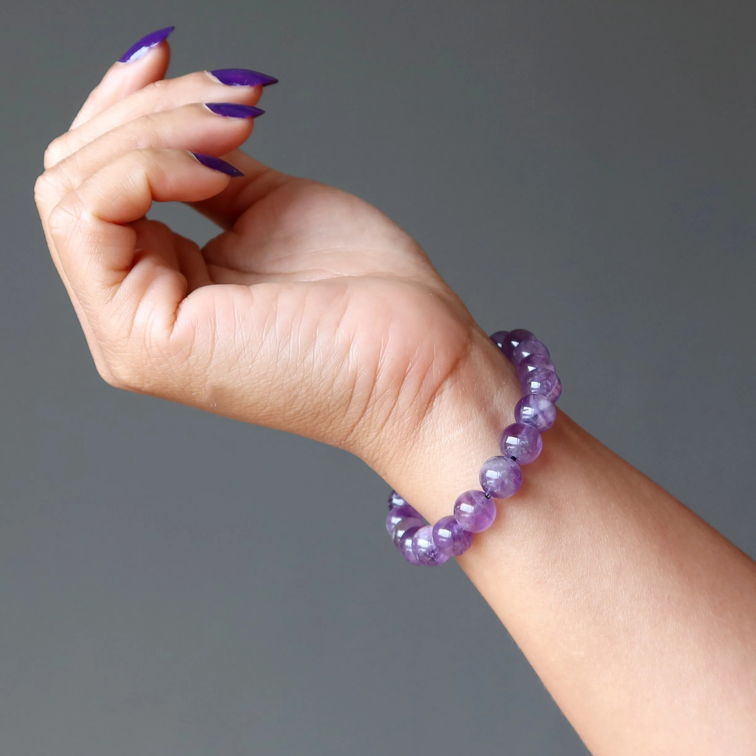 Amethyst Bracelet See the Light Purple