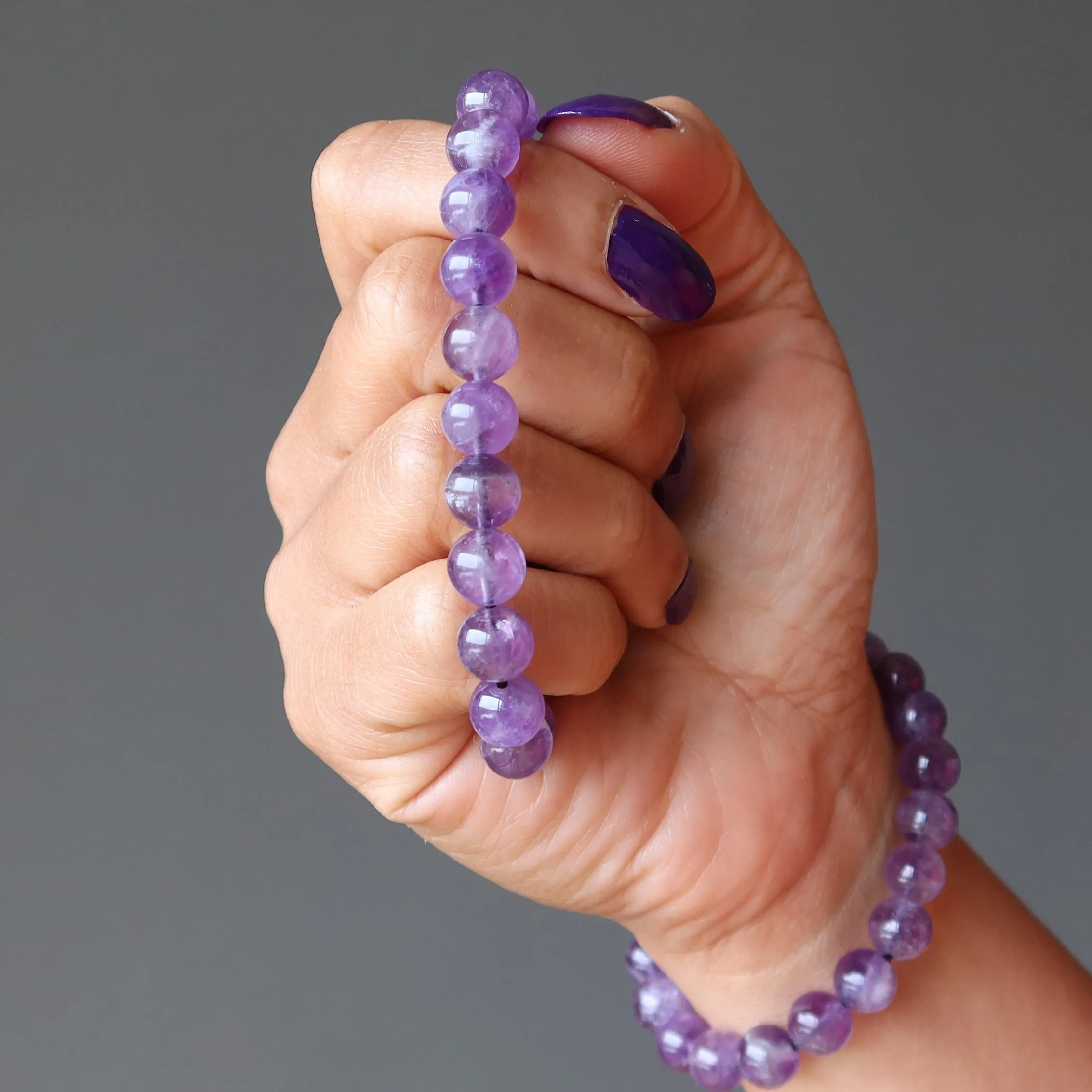 Amethyst Bracelet See the Light Purple