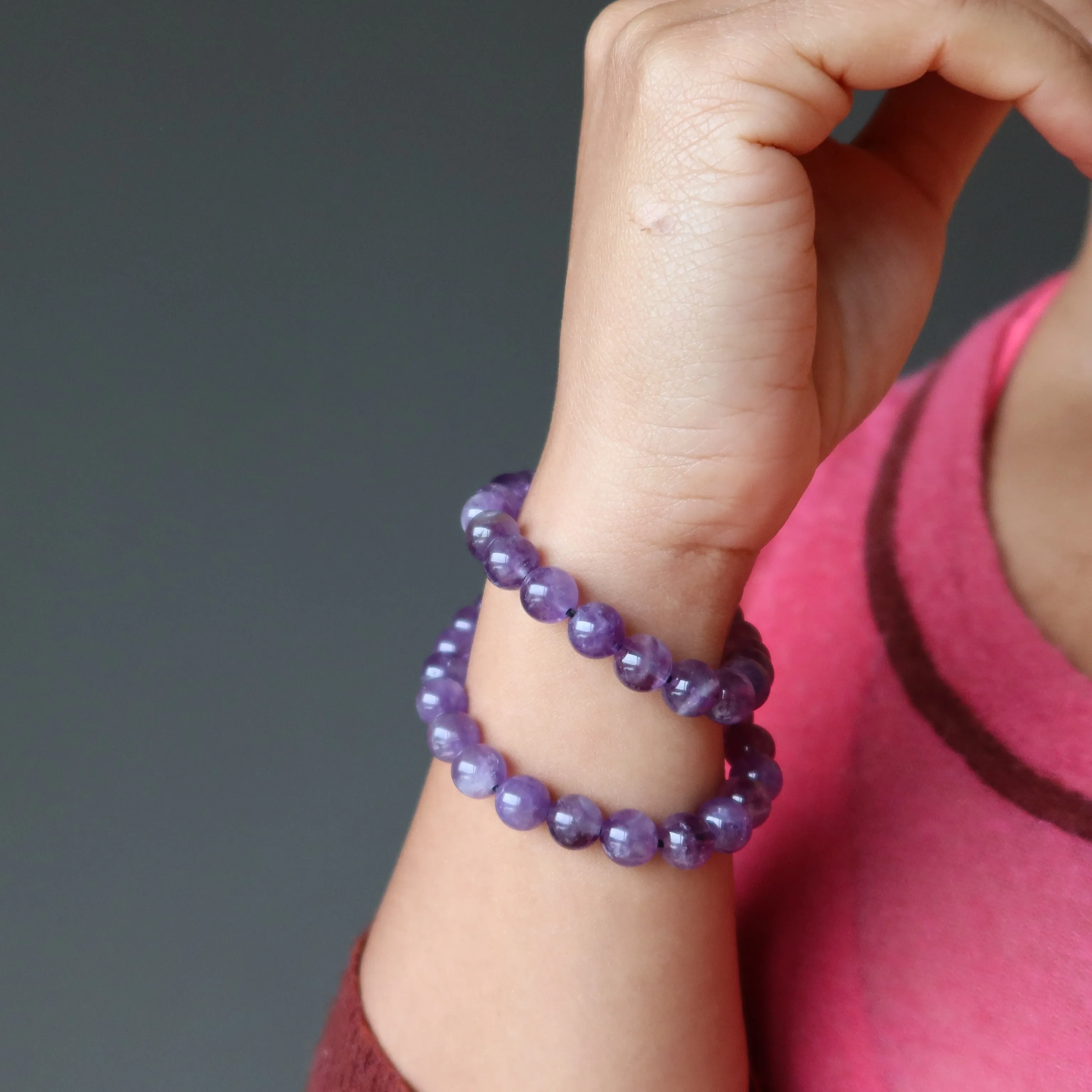 Amethyst Bracelet See the Light Purple