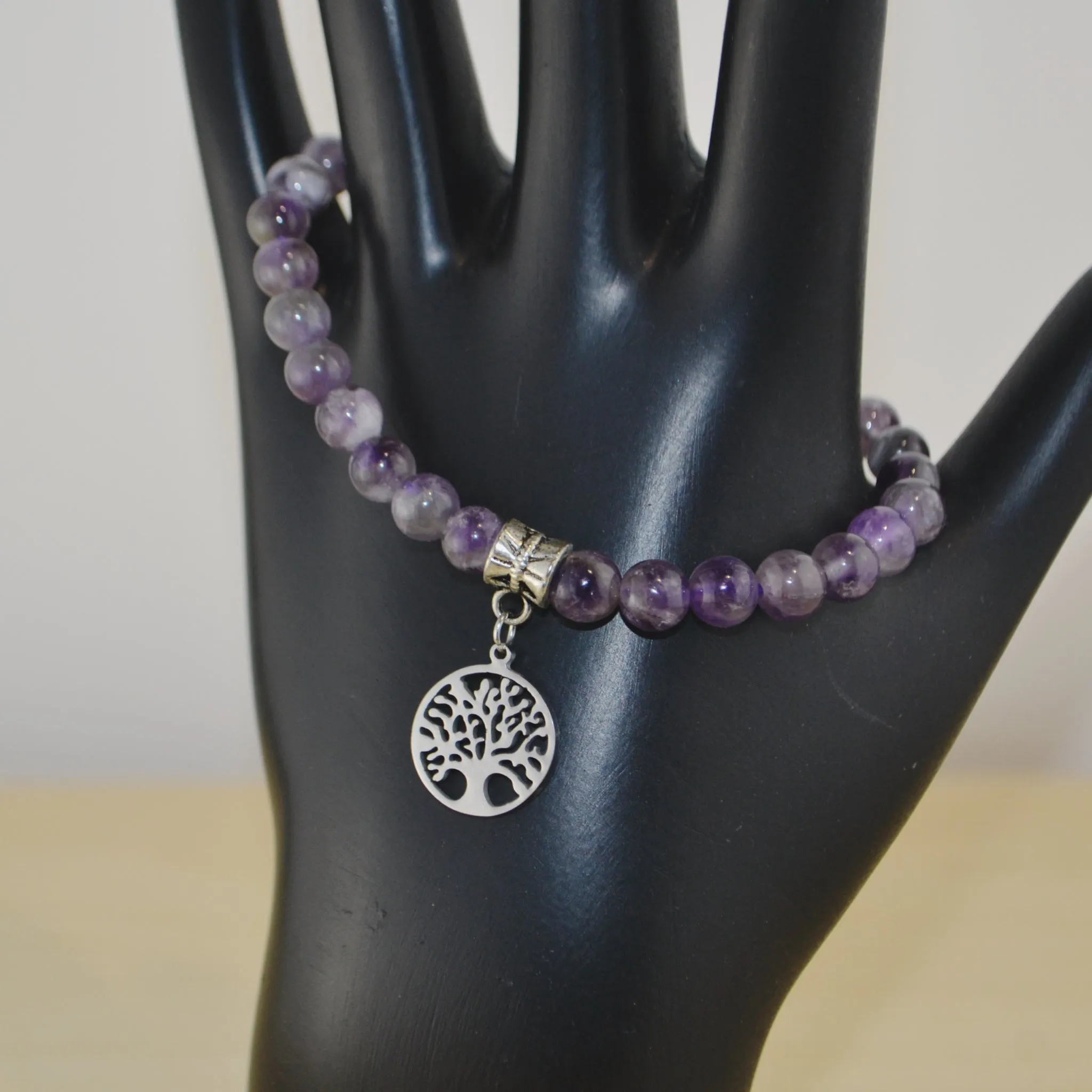 Amethyst Bracelet w/ Charm