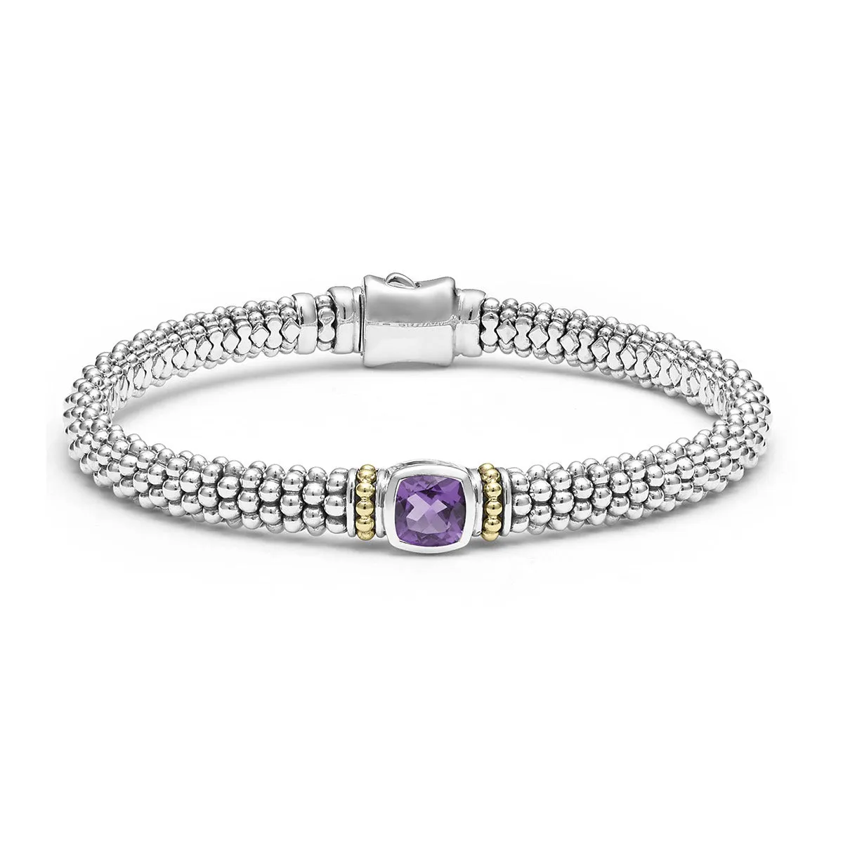 Amethyst Caviar Bracelet