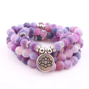 Amethyst Serenity 108 Mala Beads