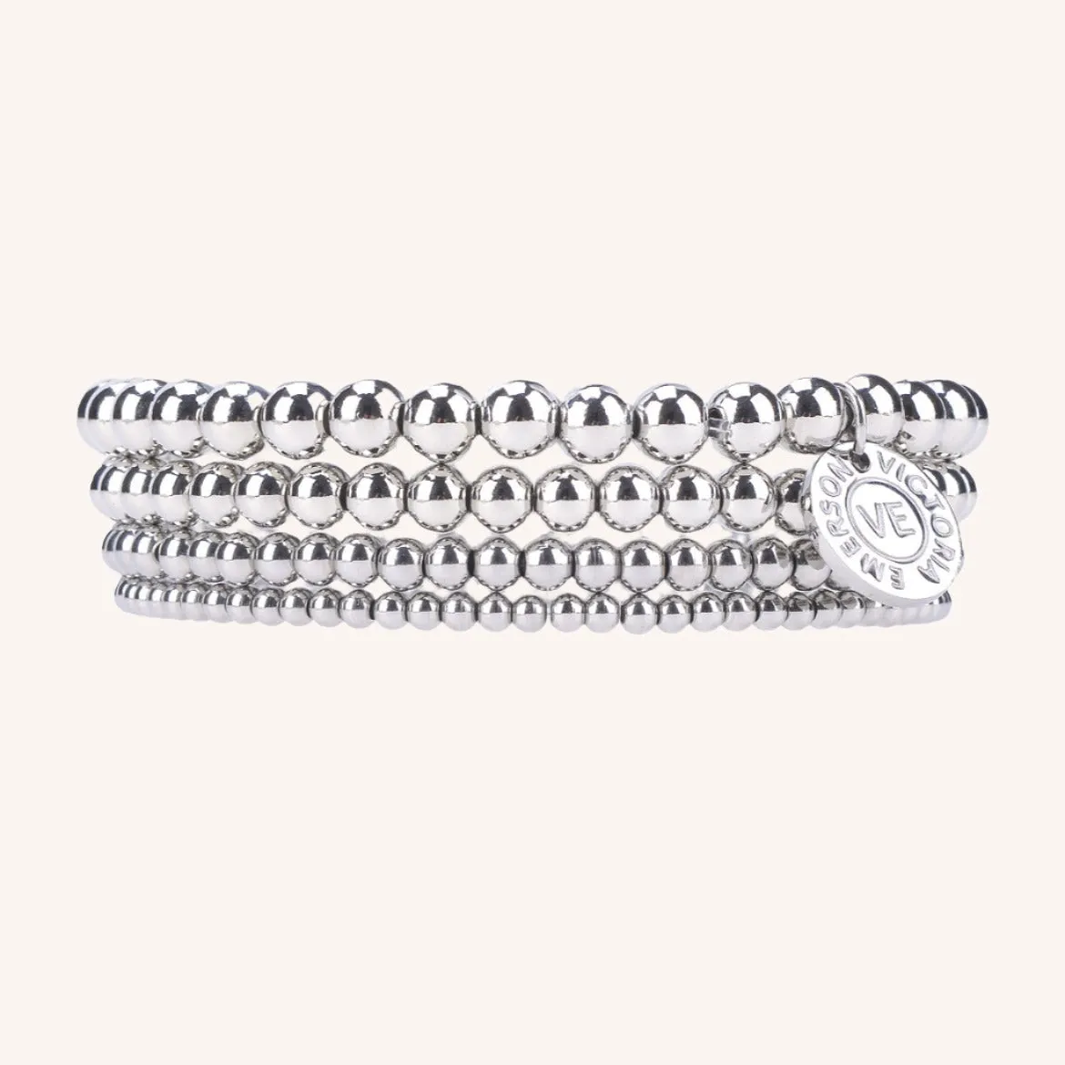 Amie Silver Bracelet Stacking Set