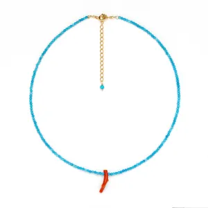 Azul Coral Dagger Choker