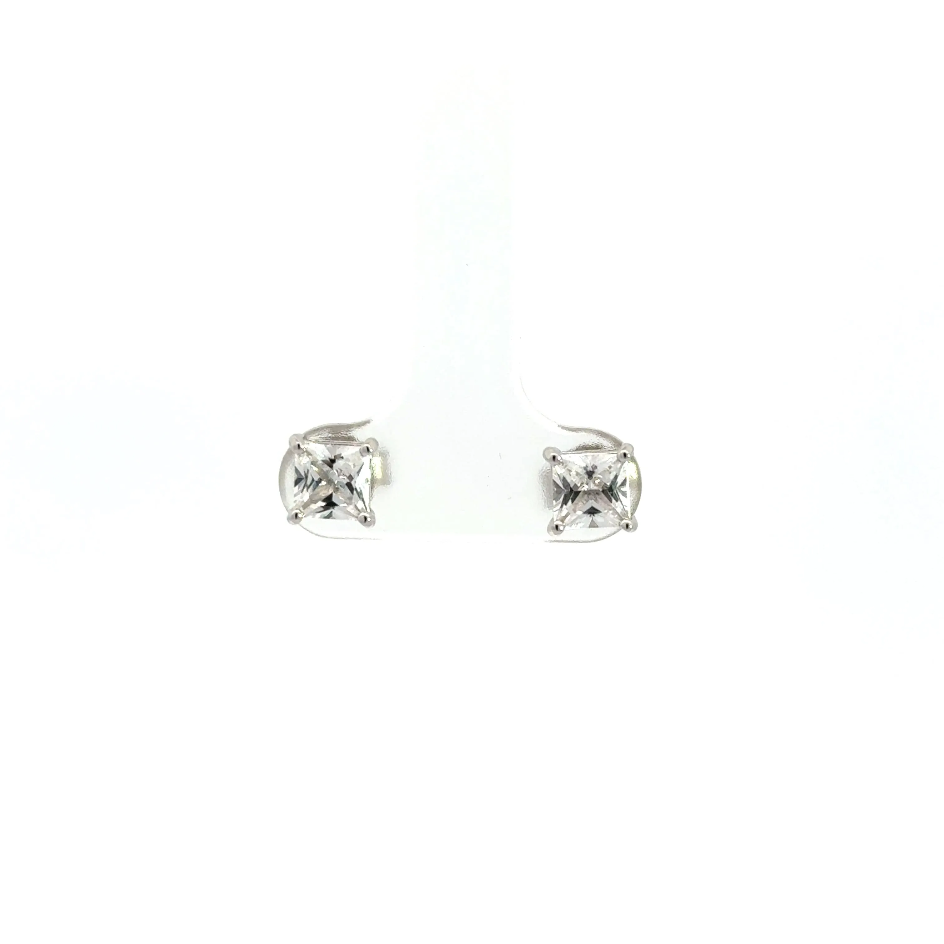 Baikalla™ Sterling Silver Lab Created Sapphire Earrings 5mm