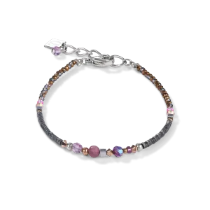 Bracelet Amulet small Crystals & lepidolite amethyst