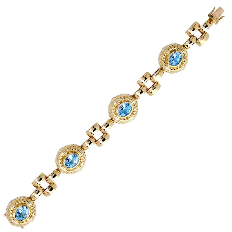 Bracelet-Blue Topaz