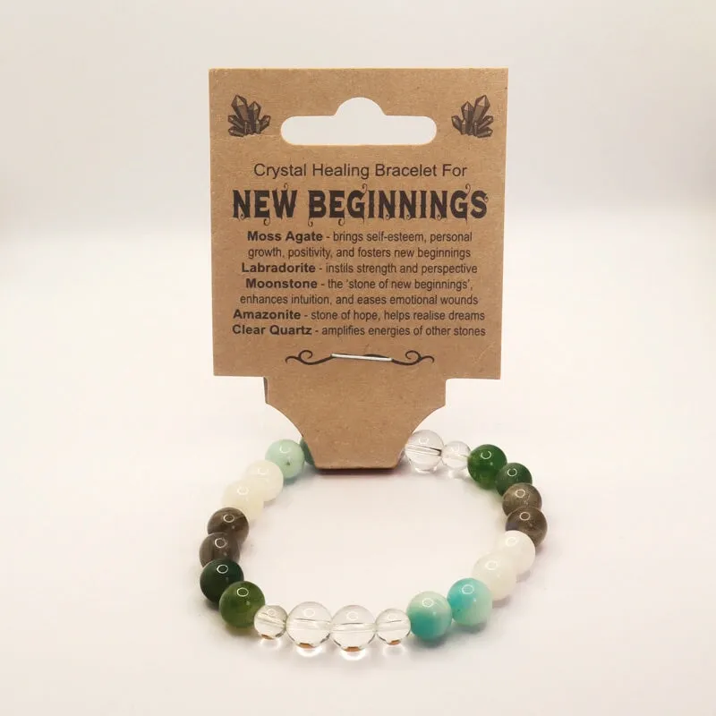 Bracelet Crystal Healing New Beginnings