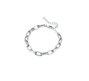 Briana Link Bracelet Silver