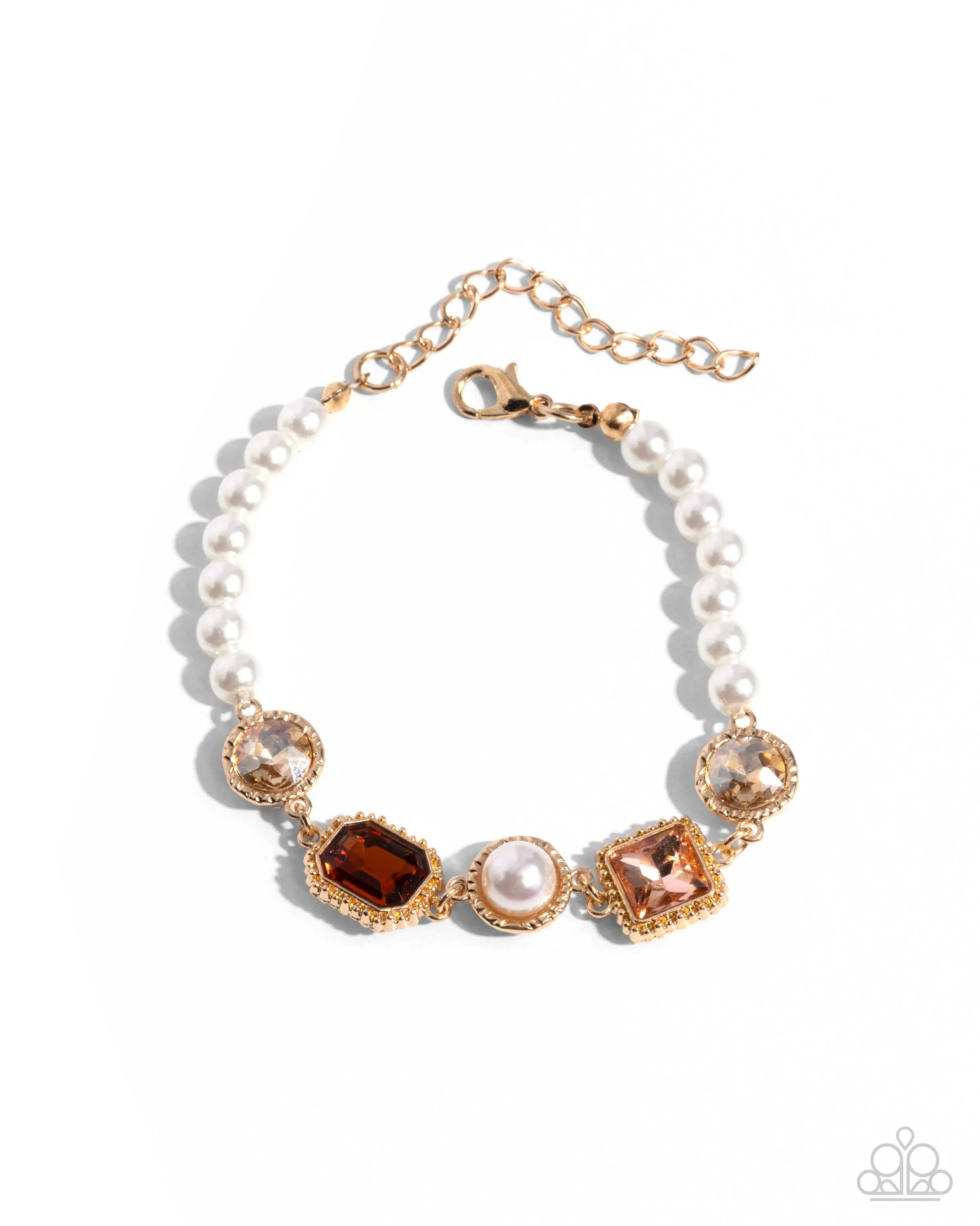 Complete Look - Peach & Topaz Set - Paparazzi Accessories