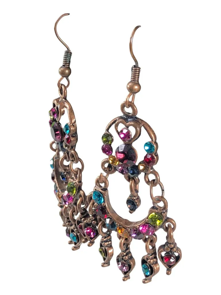 Costume chandelier earrings