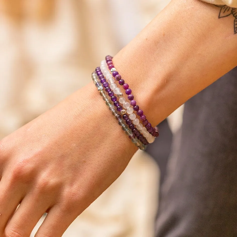 Crown Chakra Bracelet Set