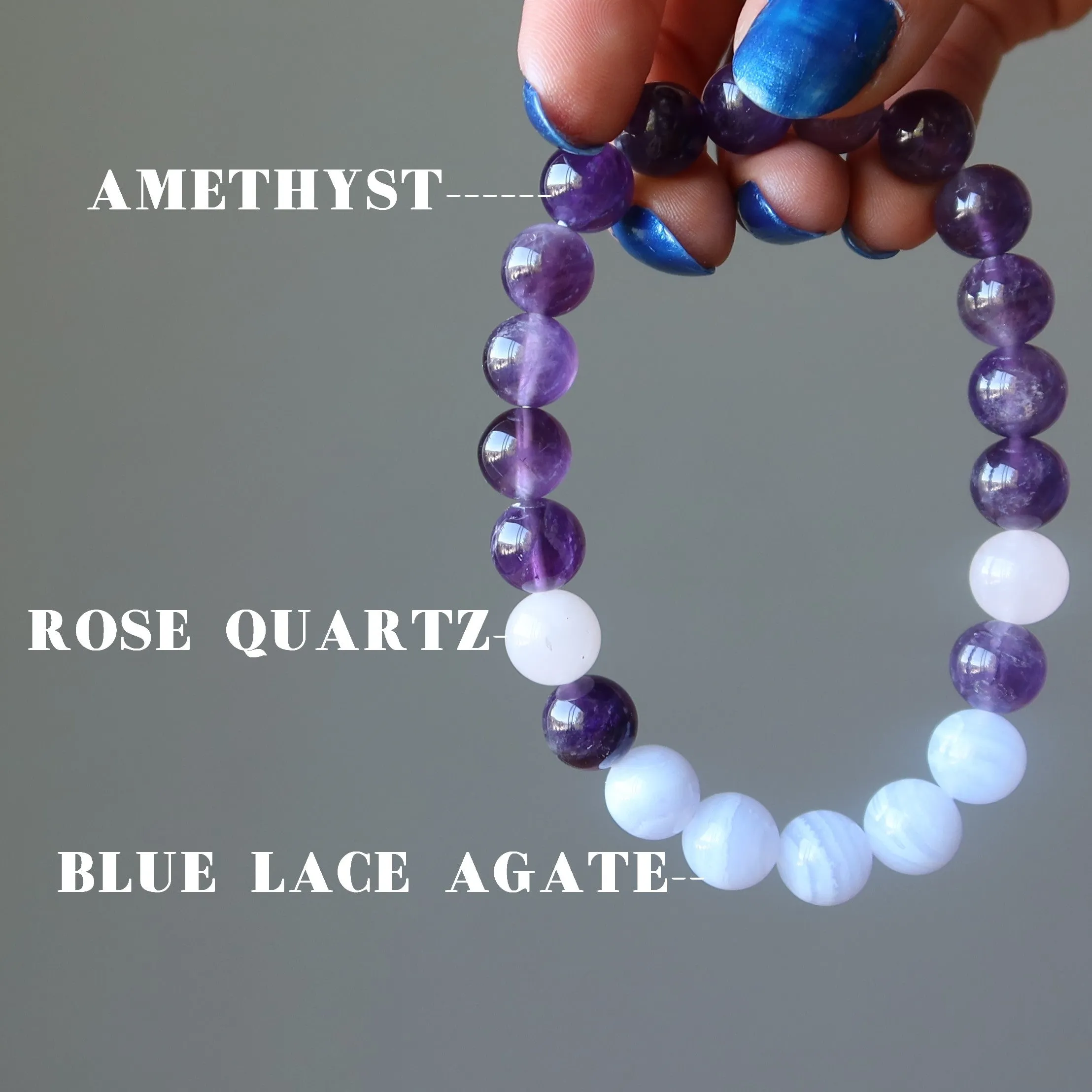 Crystal Sleep Bracelet Amethyst Rose Quartz Agate