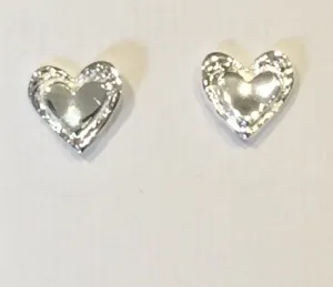 Double Heart Studs