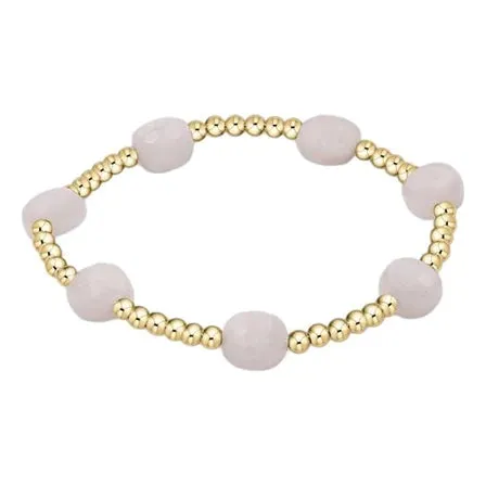 enewton: Admire Gold 3mm Bead Bracelet - Moonstone