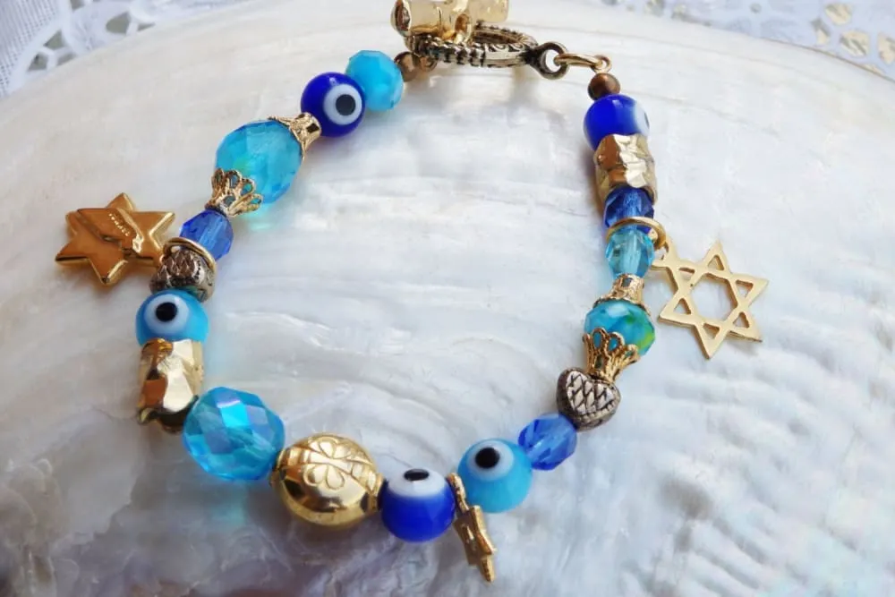 evil eye bracelet.