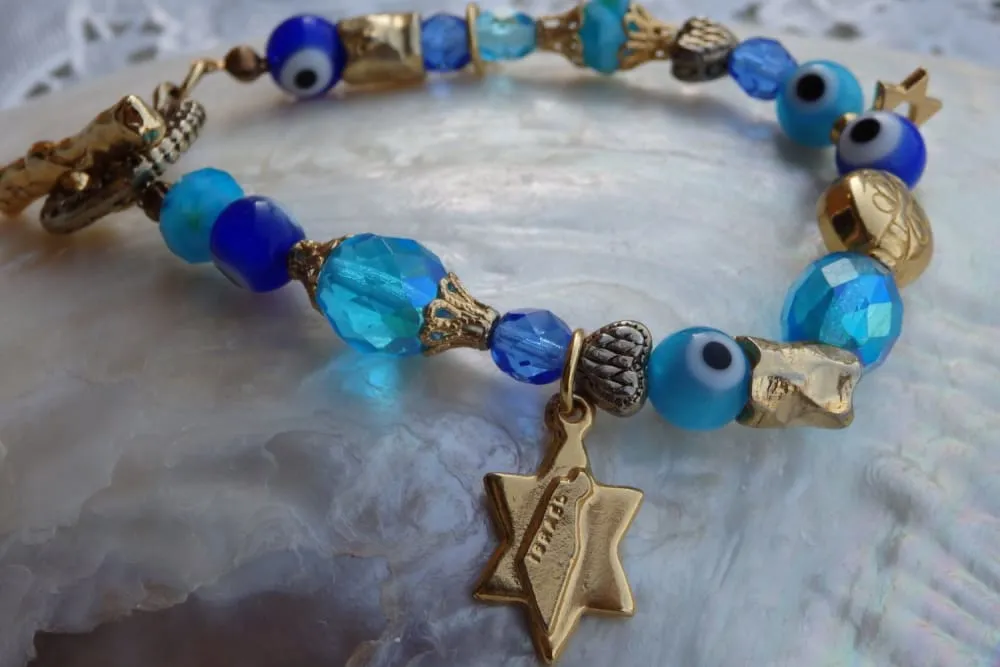 evil eye bracelet.