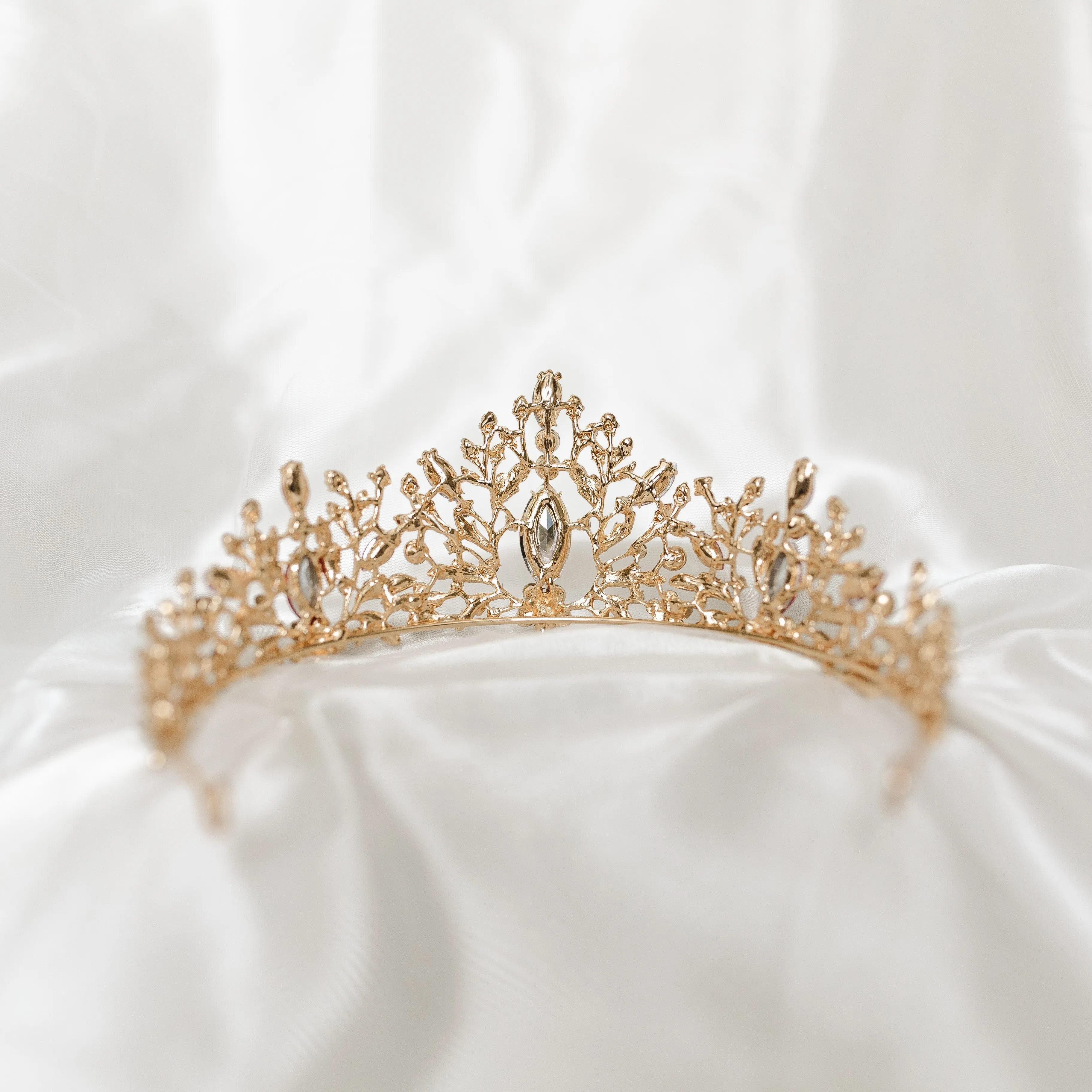 Felicity's Tiara in Red and Gold