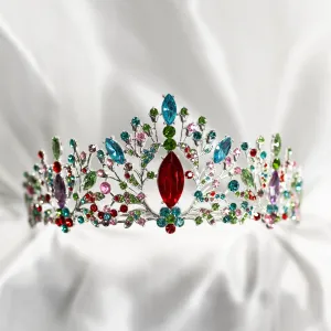 Felicity's Tiara in Silver & Multi Color