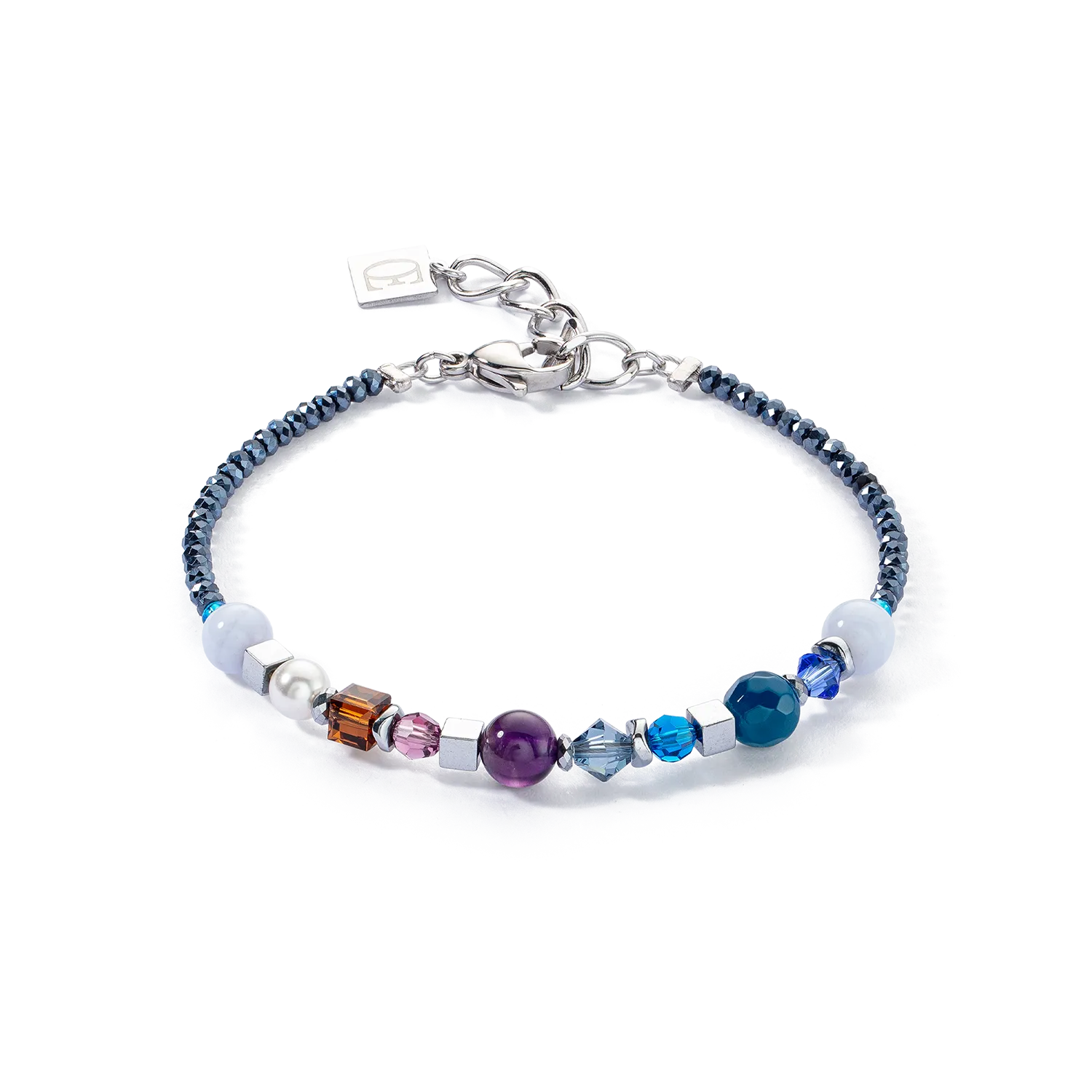 Festive Spheres bracelet silver-royal