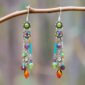 Firefly Jewelry Botanical Linear Chandelier Earrings-E354MC