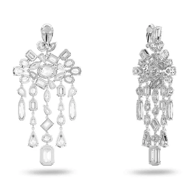 Gema Drop Chandelier White Rhodium Plated Earrings 5639329