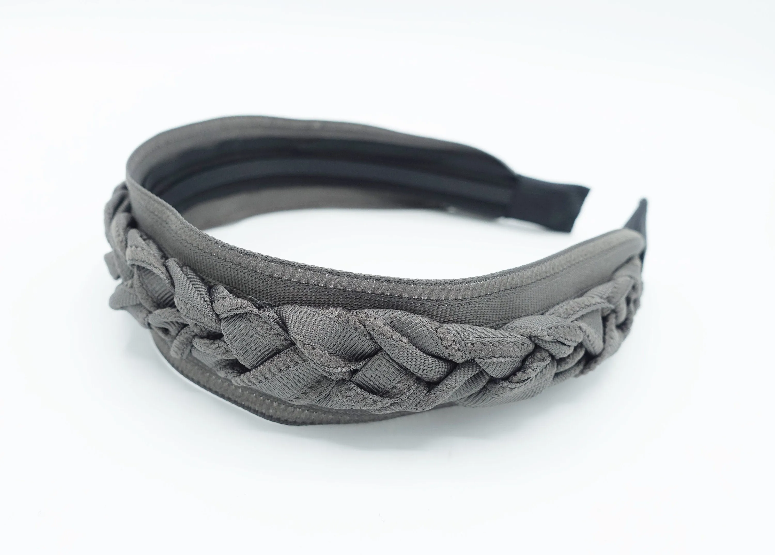 grosgrain braided strap headband added on women headband