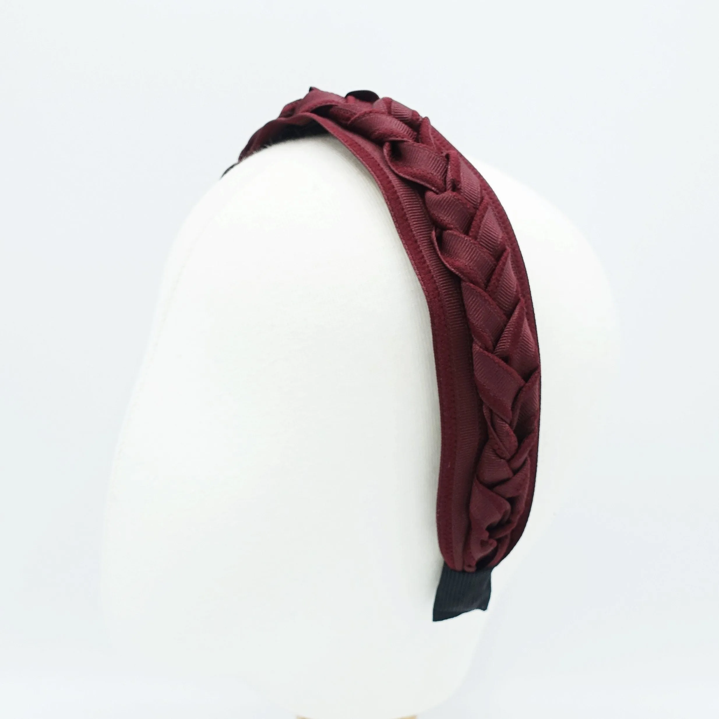 grosgrain braided strap headband added on women headband