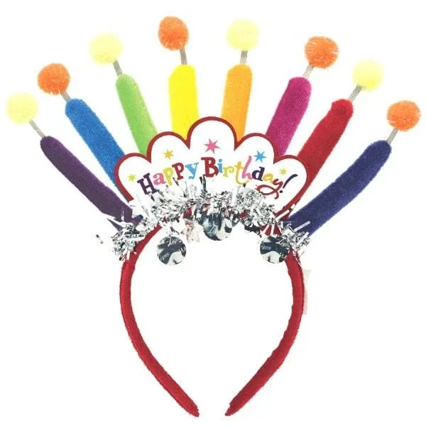 Happy Birthday Candle Headband