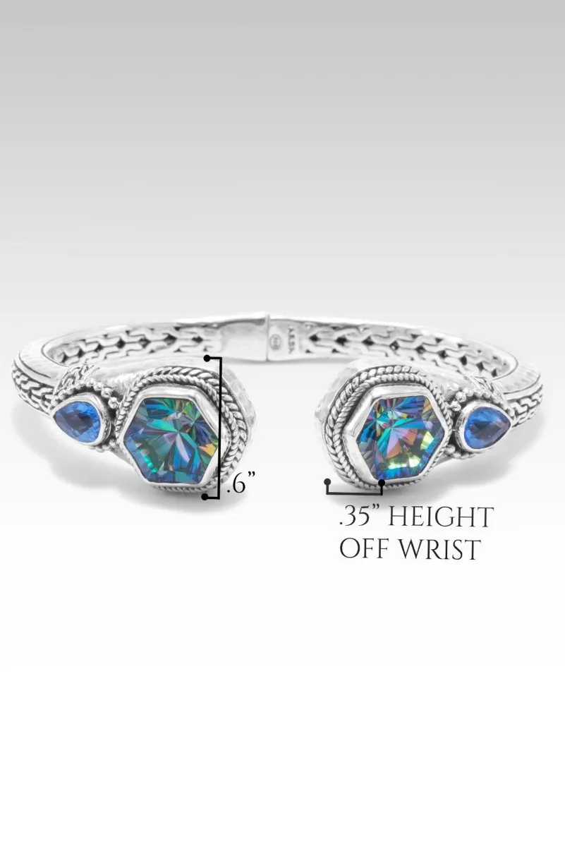 Heavenly Devotion Tip-to-Tip Bracelet™ in Fire & Ice™ Mystic Quartz