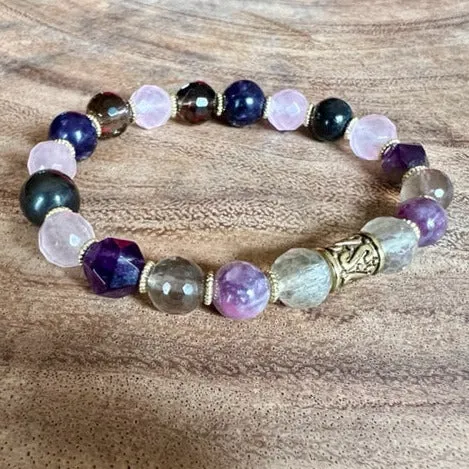 Inner Strength: Women's Multi Gemstone Powerful Cancer Support Bracelet