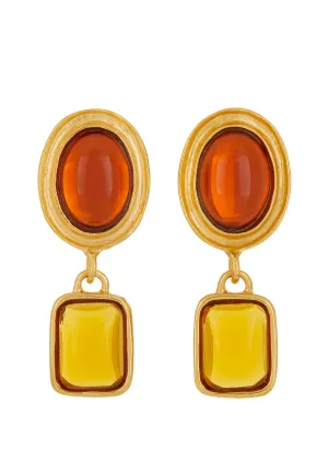 Jelly Earrings - Amber